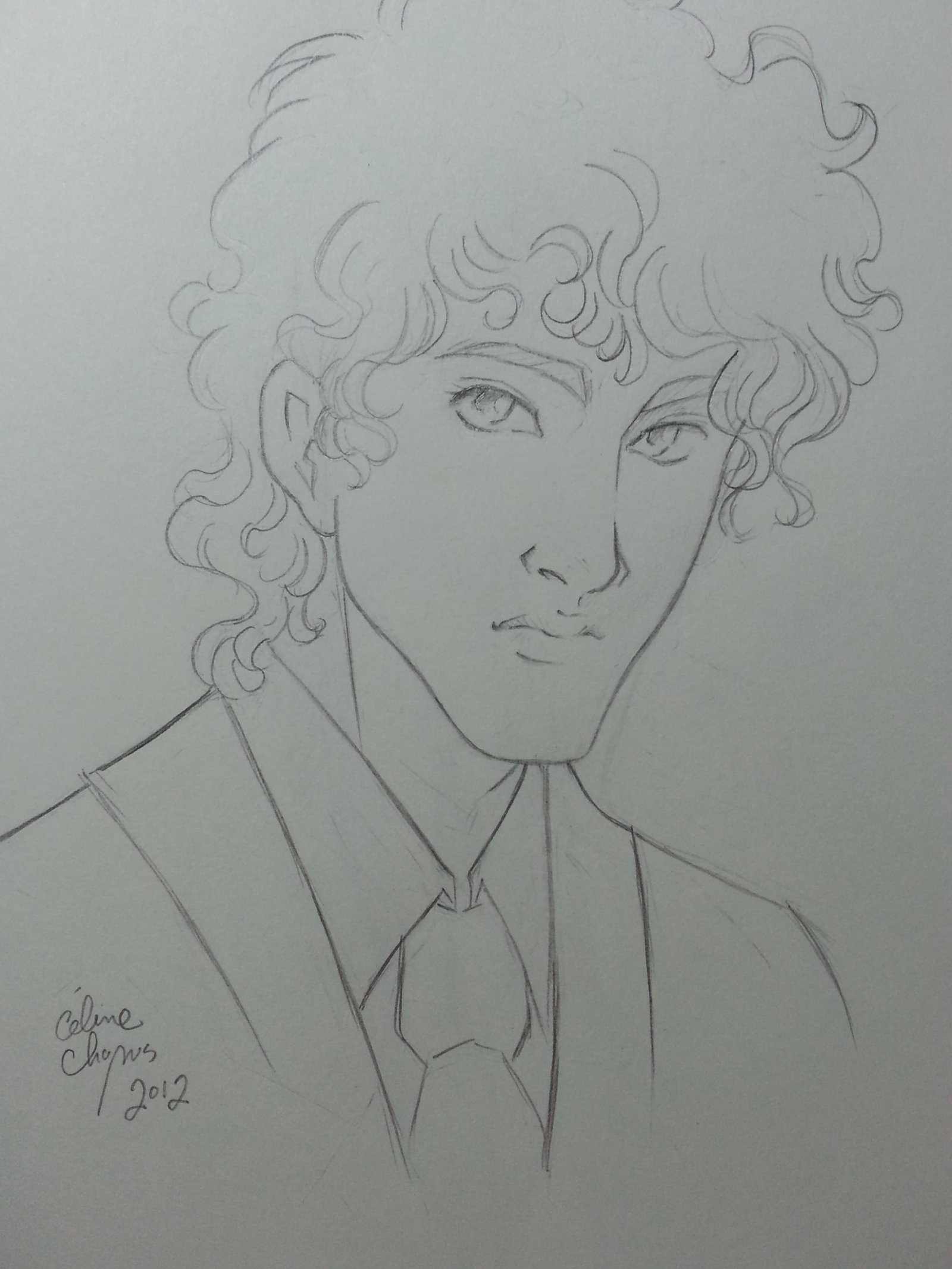 Notte, drawn by Celine Chapus