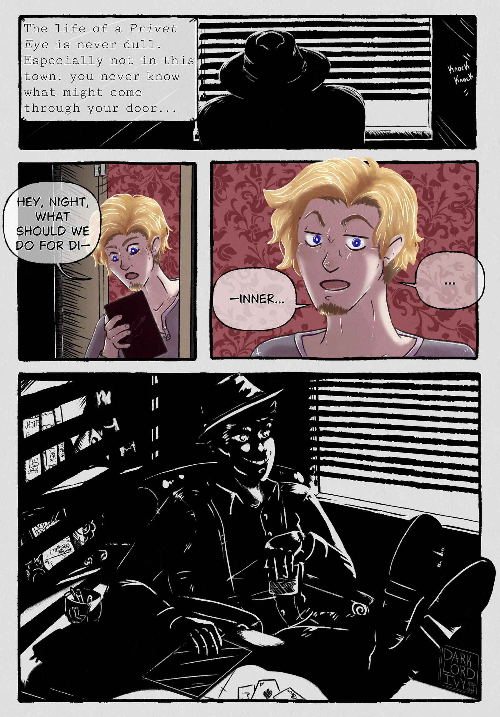 "Noir to a Fault" - Simon Night and Nate Scott being goobers (mostly Simon, though)