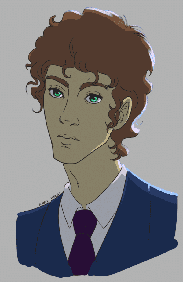 Notte, drawn by Flamia
