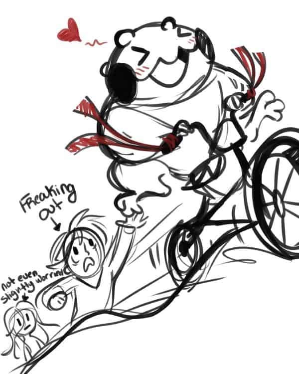 Gorish's Epic Road Trip, drawn by Sixelona
